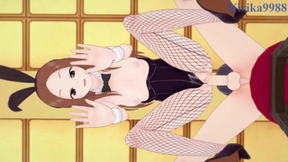 Takagi (Bunny Skank) and I have intense sex in the casino. - Teasing Master Takagi-san Cartoon