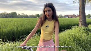 Thanked a stranger with my twat after he helped me with my bike - Cream-pie