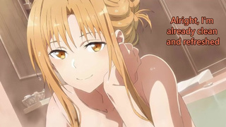 Asuna shows you that she will be a good wifey (Vanilla, Sex)