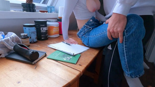 College Skank gets seduced by Teacher