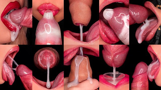 CLOSE UP: BEST MOUTH For Your CUMSHOTS! HOTTEST SPUNK MOUTH COMPILATIONS! MILKING - FORESKIN - CONDOM!