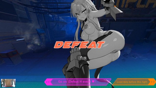 ATTRACTIVE CYBERPUNK BLONDIE DRILLED BY HUMONGOUS ROBOT -- COLONY 27 LAMBDA