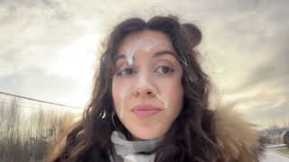 Ex-GF asks me to fuck her 1 last time before breaking up in a car in public - Cumwalk