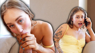 nasty PAWG cheats on bf with step bro