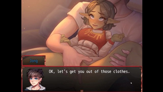 HAREM In Another World [ ANIME Game ] Ep.21 skinny GOBLIN fingered for the FIRST TIME !