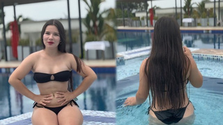 Sunny day to enjoy the pool and a good rod at the hotel