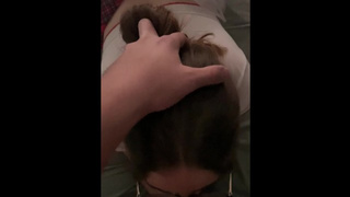 Made A Cute Slut In A School Skirt Blow Me Greedily