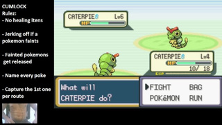 CUMLOCK CHALLANGE - POKEMON LEAF GREEN [ PART two]