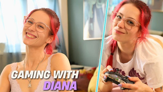 Ersties - Delightful Gamer Diana Loves a Steamy Gaming and Masturbates Session - Part one of two