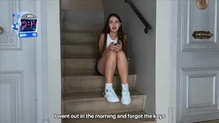 My New Neighbor Lost Her Keys But I Invited Her Over And Rammed Her Tight Cunt And Cream-pie