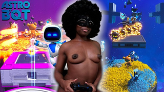 Astro Bot And Stripping With Black Butts (Challenge Levels Gameplay)