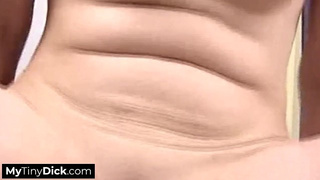Getting her cunt licked before giving his small cock a bj