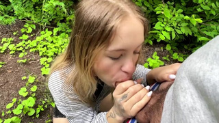 Stepsister Blows My Dick again and Fills her Mouth with Spunk while no 1 is home