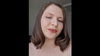 Your gf teases you with her hair, massive natural tits, mounts you and ask to sperm inside her!