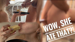 He fed her a pie with cum