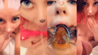 PISS ON ME COMPILATION! PISS IN MOUTH / PEE DRINK HOT TEEN GIRL PISSED ON