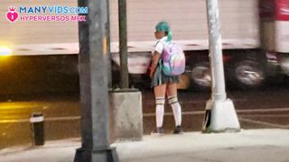 Recogiendo Prostituta En La Calle