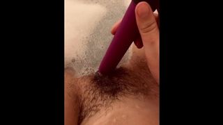 Teenage Girl with Soapy Pussy(shaky Orgasm)