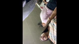 Easy Upskirt at the KLCC LRT Station