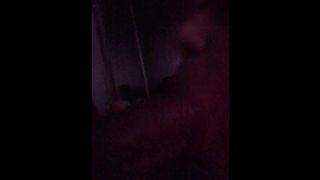 Hot Young Slut Sucks Cock in Glory Hole