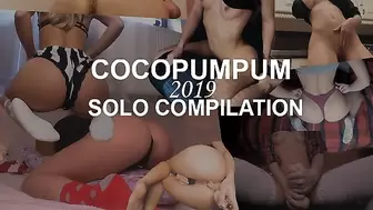 COMPILATION 2019: HORNY AMATEUR GIRLFRIEND SOLO & ORGASMS