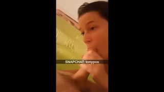 Hot Step Sister Deepthroat Monster Cock Live on Snapchat
