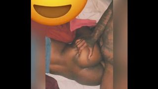 Ebony Teen Orgasms from Deep Strokes