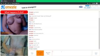 BUSTY Teen on Omegle really wants my Cum (omegle #1)