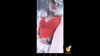 Video 132 - Mlive, the Hottest Live Cam - Fun in the Bus, Show Boobs, Pussy