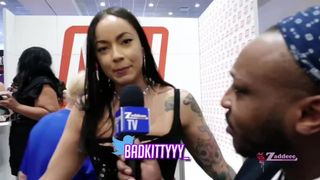 Badd Kittyyy Interview at the 2020 AVN Awards Show | Zaddeee TV