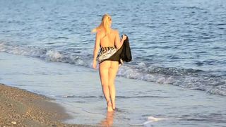 An Extremely Hot MILF no Panties under Dress Dreams to be Fucked Hard