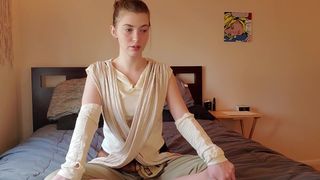 Rey Begs for Master Skywalkers help