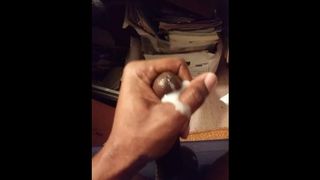 Cumming in Aunt Office (she Downstairs)