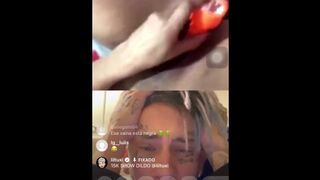 Mulher Brinca com a Ppk Em Live no Instagram Liltuxi