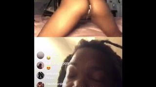 Ig Model Masturbates on Ig Live