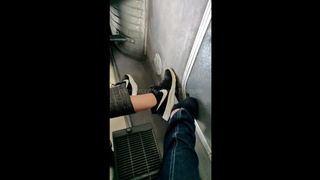 CFT 5 (UNKNOWN CANDID FOOT TRAMPLE IN BUS WITH NIKE SNEAKERS)