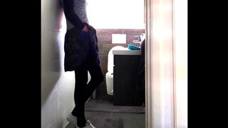 Caught Stepsister Masturbating in Bathroom