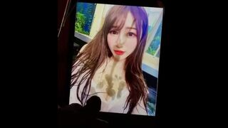Cumtribute to Hot Asian Girl who Love to get Wet - @changyachuu