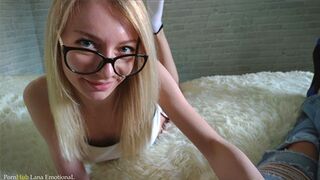 I Seduced my Stepbro and he Fucked me Doggystyle and Cum on my Face - POV