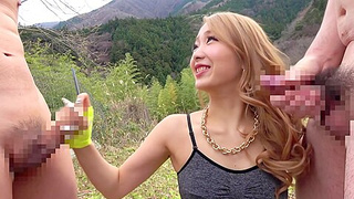 Honb-254 M Husband Silently Trains Outdoors P7