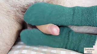 Sakurasfeet - Fall Is Coming Lets Keep My Feet Warm In Socks! P2