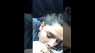 First I Sucked him off and then he Destroyed my Pussy