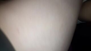 Barely Legal Nympho Teen Creams as she Rides my Dick in her Parents Driveway.