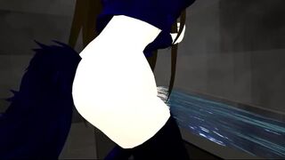 Sexy Anime Girl Seduces you into a Steamy Bath for Sex