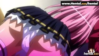 Horny Secretary Banged Hard in Bed Gets Cream Pie - Hentai.xxx