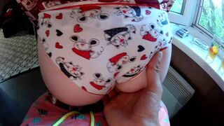 Beauty Loves my Dick - Full Creampine - Cum on Panties