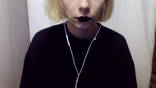 Gothic Girl Drooling