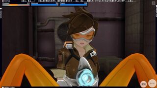 3D HENTAI Overwatch Tracer Masturbation Orgasm