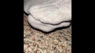 Cute Teen in Sporty Socks