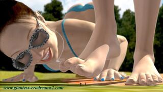 Giantess Erodreams2 - Giantess Comics - a Day in the Park - Preview